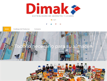 Tablet Screenshot of dimak.cl